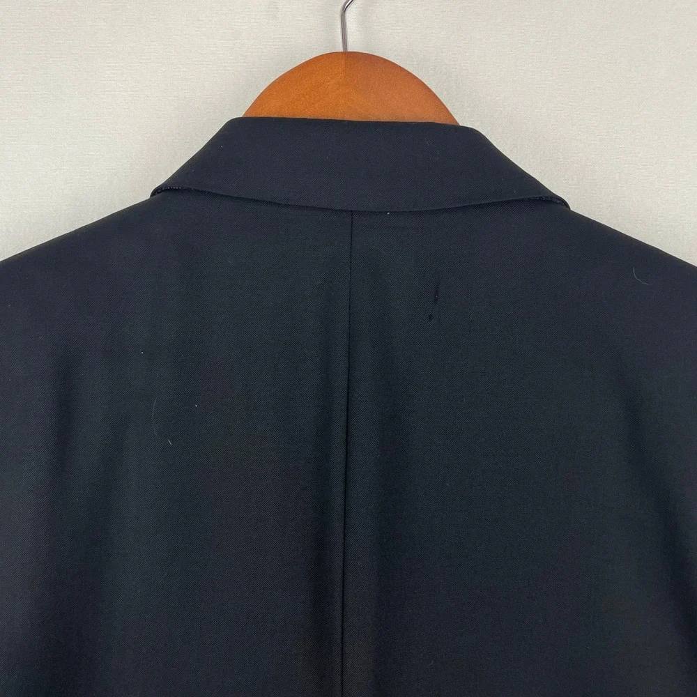 Hugo Boss Mens Black Super 100 Virgin Wool 3 Button Tuxedo Suit 40R 32x32